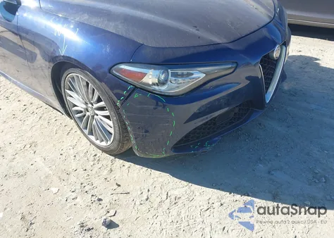 2018 Alfa Romeo Giulia Ti Lusso Rwd from USA, damaged, VIN ZARFAECN7J7581927